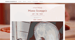 Desktop Screenshot of mamagiuseppas.com
