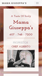Mobile Screenshot of mamagiuseppas.com